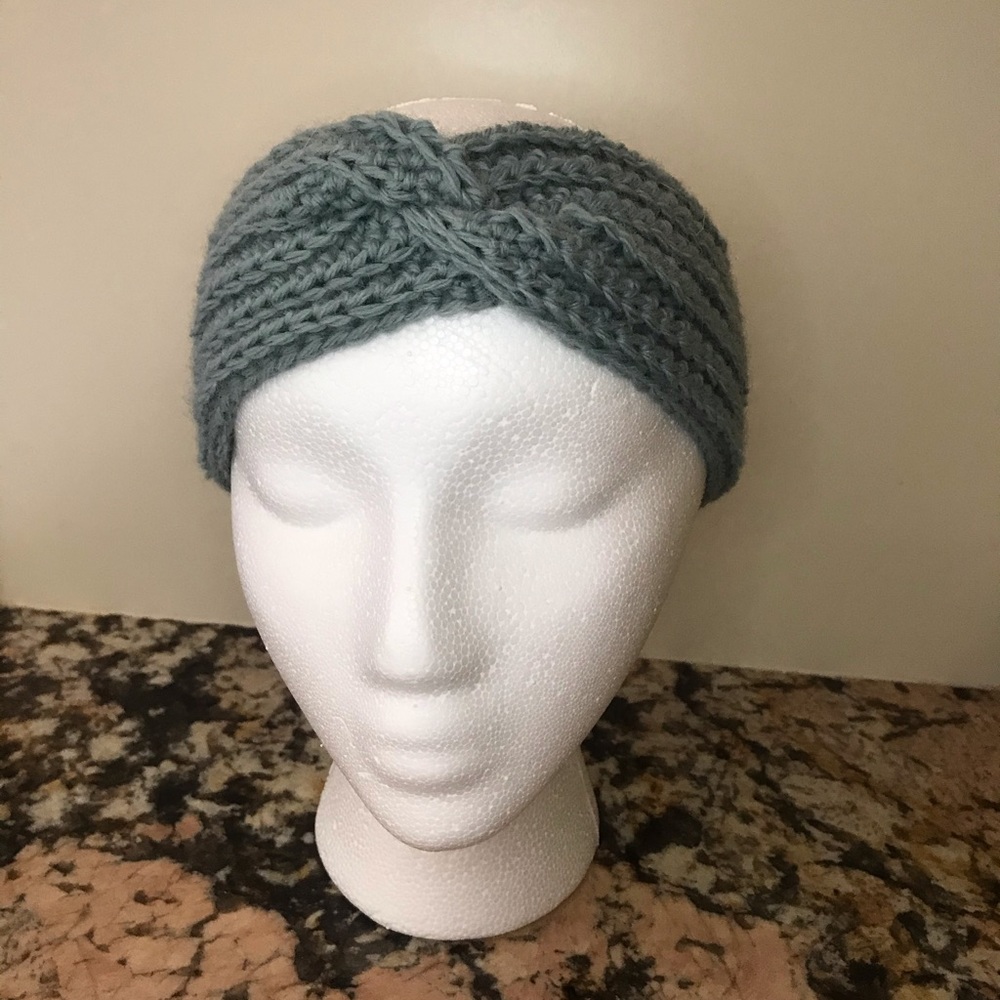 Crochet twist front headband/ear warmer